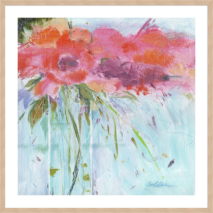 Heart Bouquet Composition Wall Art