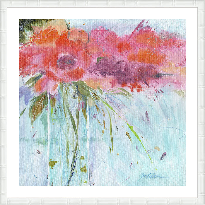Heart Bouquet Composition Wall Art
