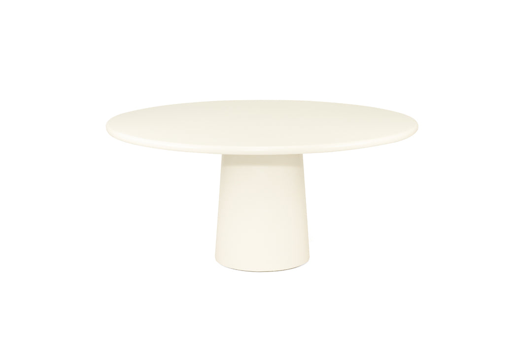 Hugo Dining Table - 160cm - Ivory - Ivory 160cm
