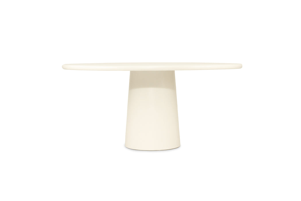 Hugo Dining Table - 160cm - Ivory - Ivory 160cm
