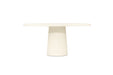 Hugo Dining Table - 160cm - Ivory - Ivory 160cm