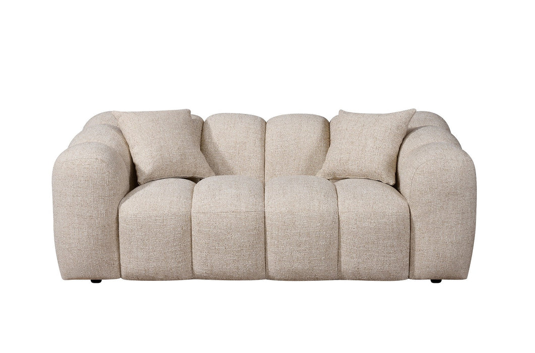Annabelle 2 Seat Sofa Lounge - Oatmeal Dust