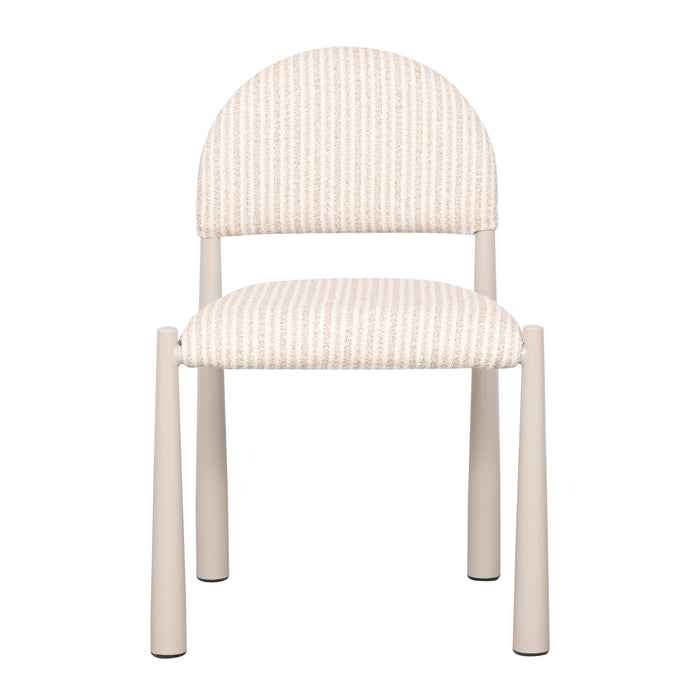 Pebbles Arch Dining Chair- Stripes