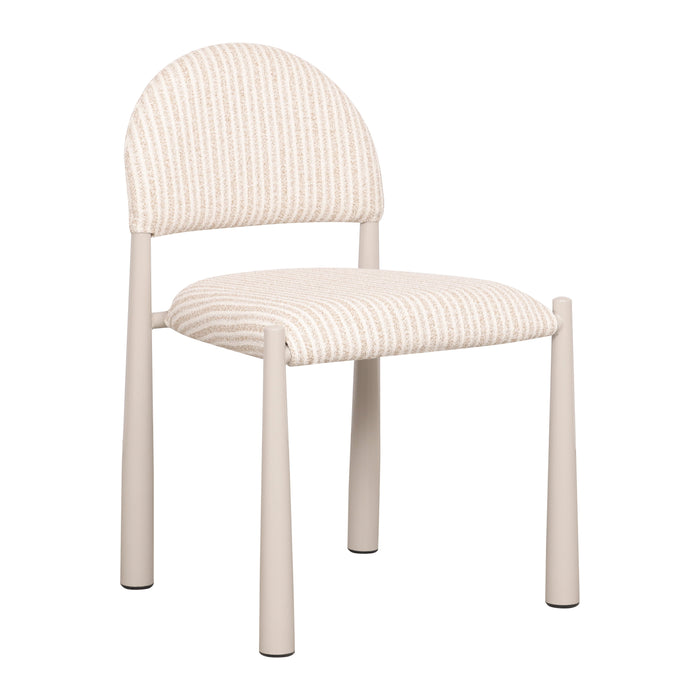 Pebbles Arch Dining Chair- Stripes