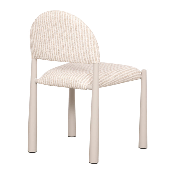 Pebbles Arch Dining Chair- Stripes