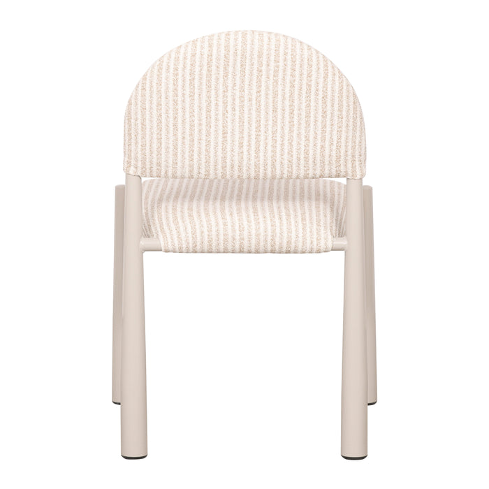 Pebbles Arch Dining Chair- Stripes