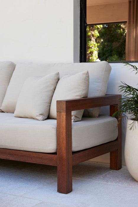 Cali Teak Sofa - Beige