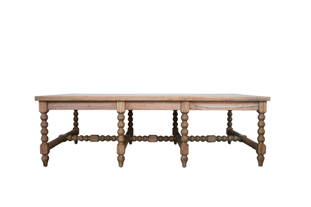 Stradbroke Bobbin Coffee Table - Plain Top