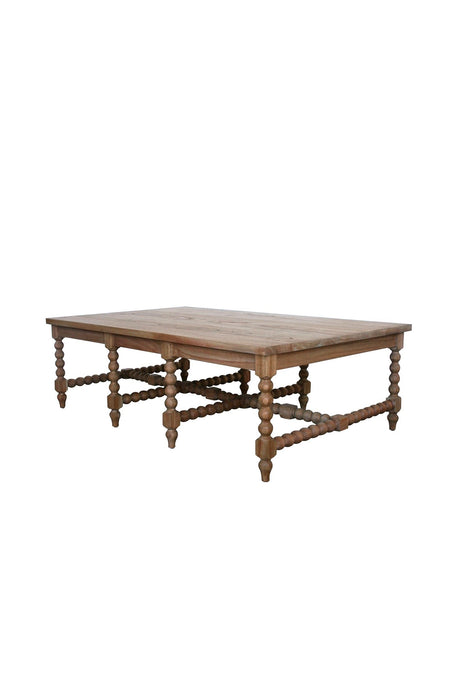 Stradbroke Bobbin Coffee Table - Plain Top