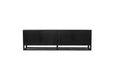 Eden Entertainment Unit - 2m - Black - Black 200cm