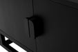 Eden Entertainment Unit - 2m - Black - Black 200cm