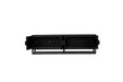 Eden Entertainment Unit - 2m - Black - Black 200cm