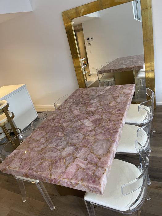 Gladis Semi Precious Stone Dining Table - Customisable