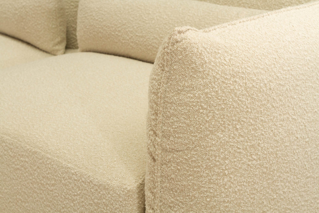 Sunday Modular Sofa - Ivory Boucle - Cnr
