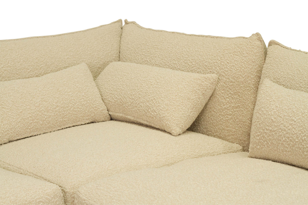 Sunday Modular Sofa - Ivory Boucle - Cnr