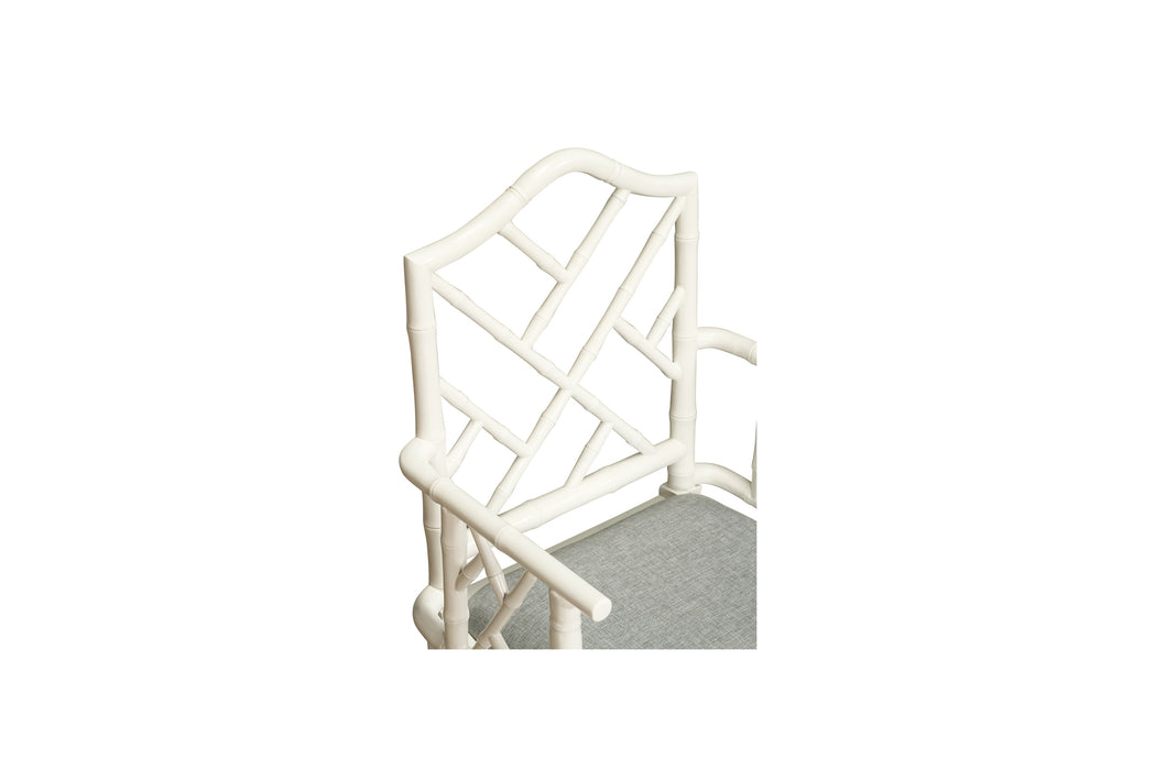 Chippendale Armchair - White