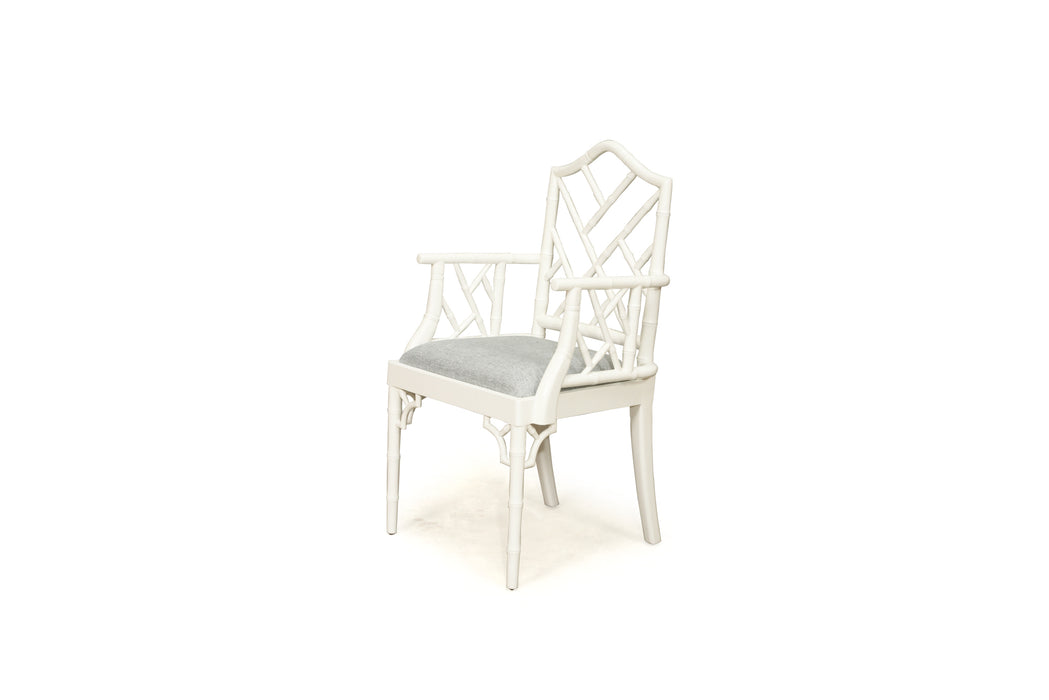 Chippendale Armchair - White