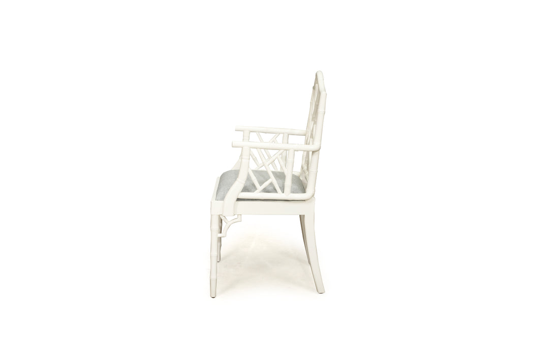 Chippendale Armchair - White