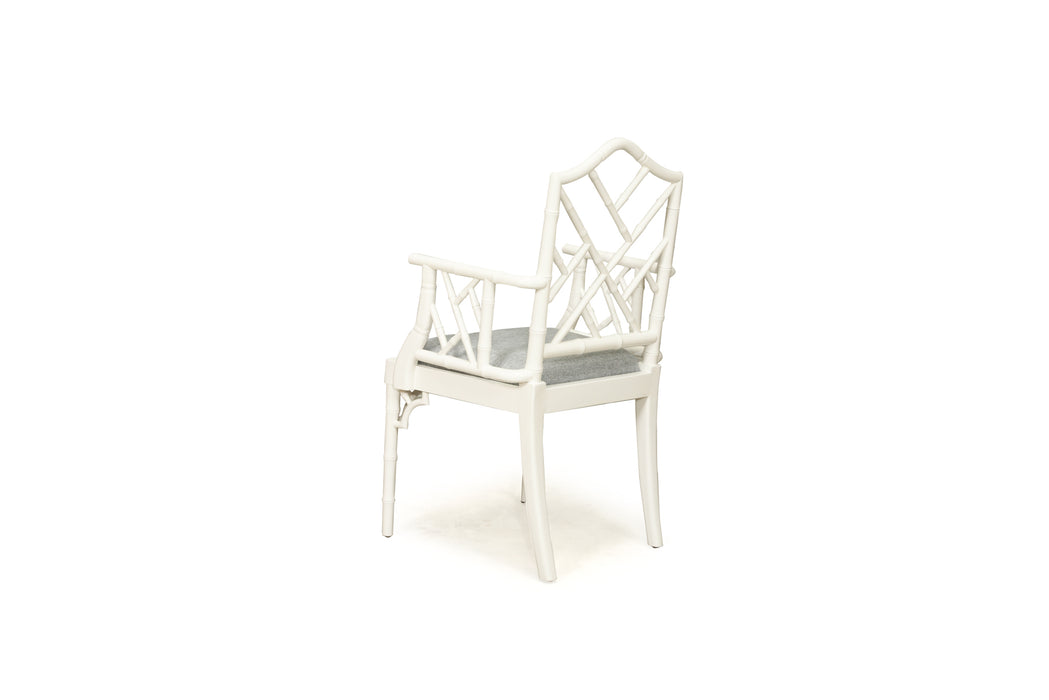 Chippendale Armchair - White