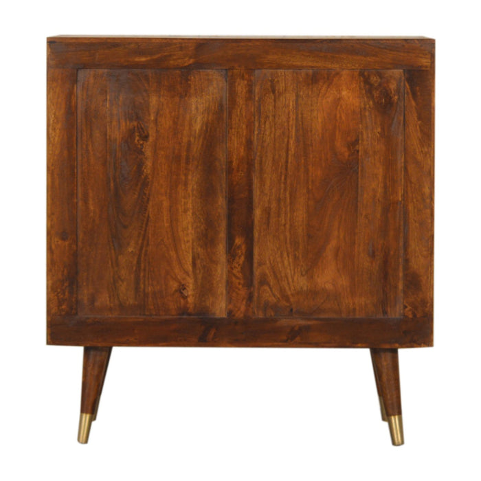 Manila Gold Cabinet - Brown, Wood