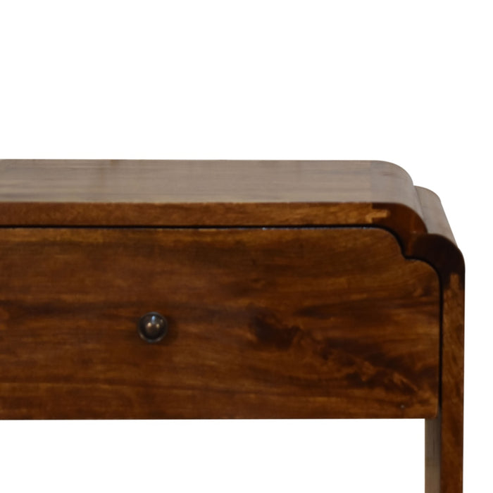 Newton Bedside - Brown, Wood
