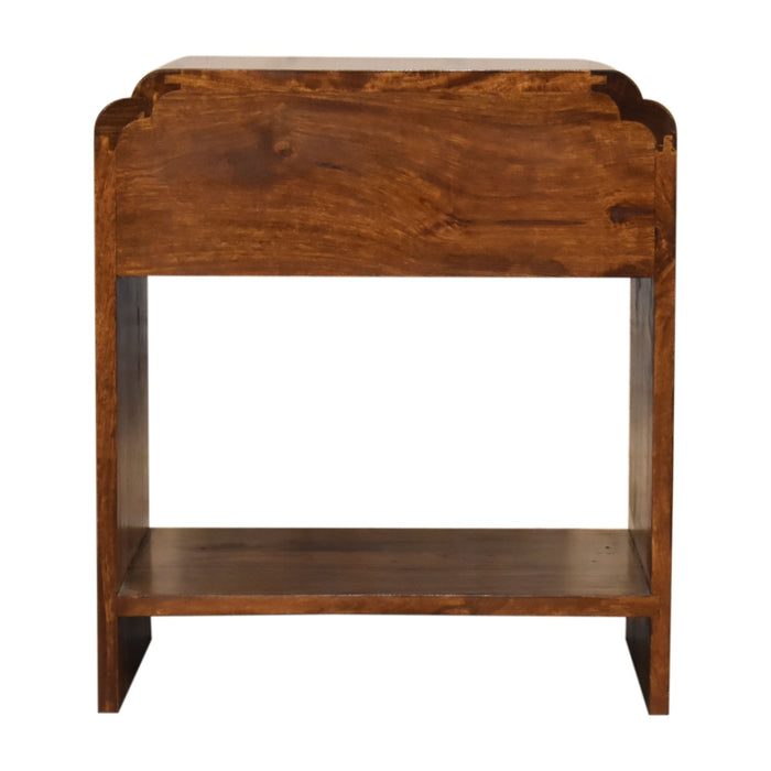 Newton Bedside - Brown, Wood