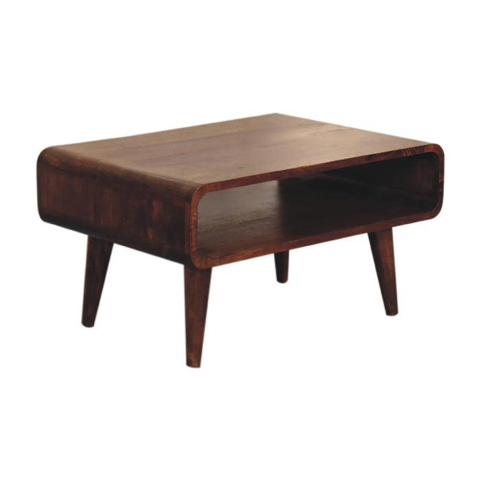 Open Chestnut Media Unit - Brown, Wood