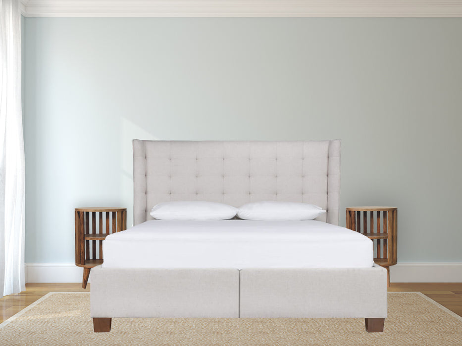 Ariella Double Shelf Oak-ish Bedside