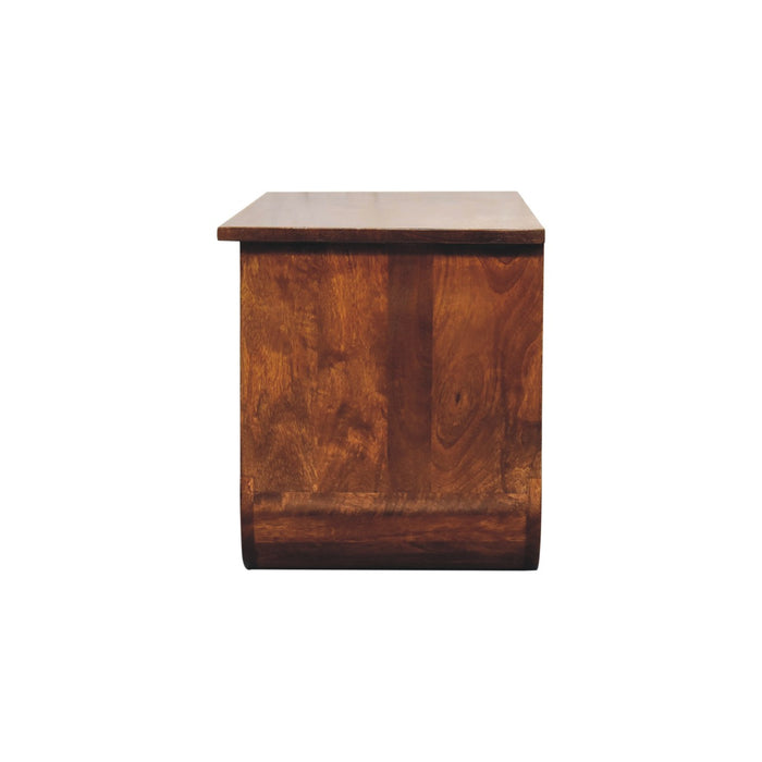 Triple Open Style Coffee Table - Brown, Wood