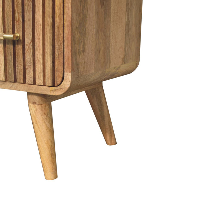 T-bar Ridged Chest - Brown, Wood