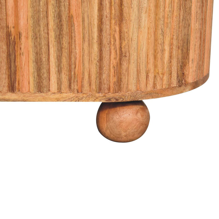 Soba Ball Lid-up Coffee Table - Brown, Wood
