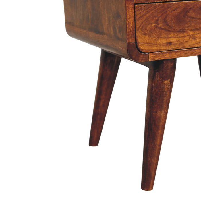 Newton Chestnut Nightstand - Brown, Wood