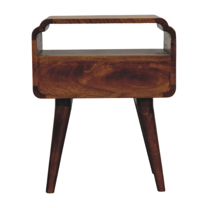 Newton Chestnut Nightstand - Brown, Wood