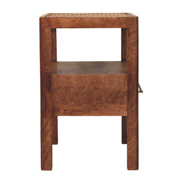 Saffron Rattan Nightstand