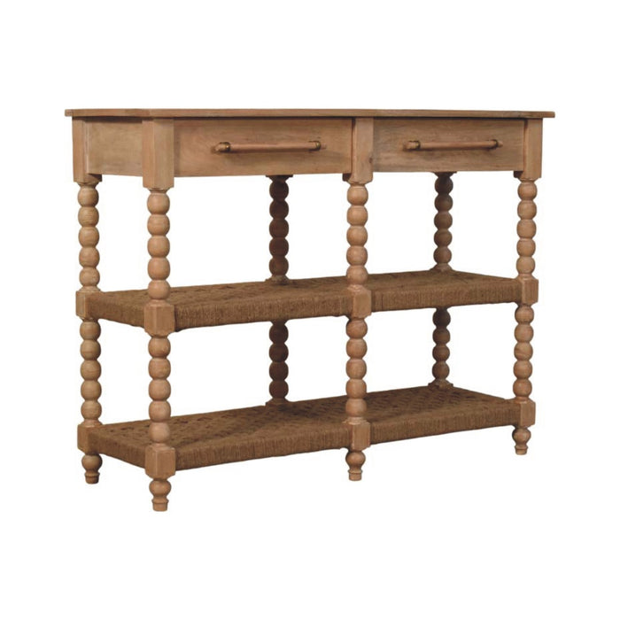 Spindle Console Table - Natural, Wood