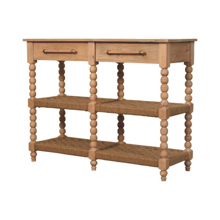 Spindle Console Table - Natural, Wood