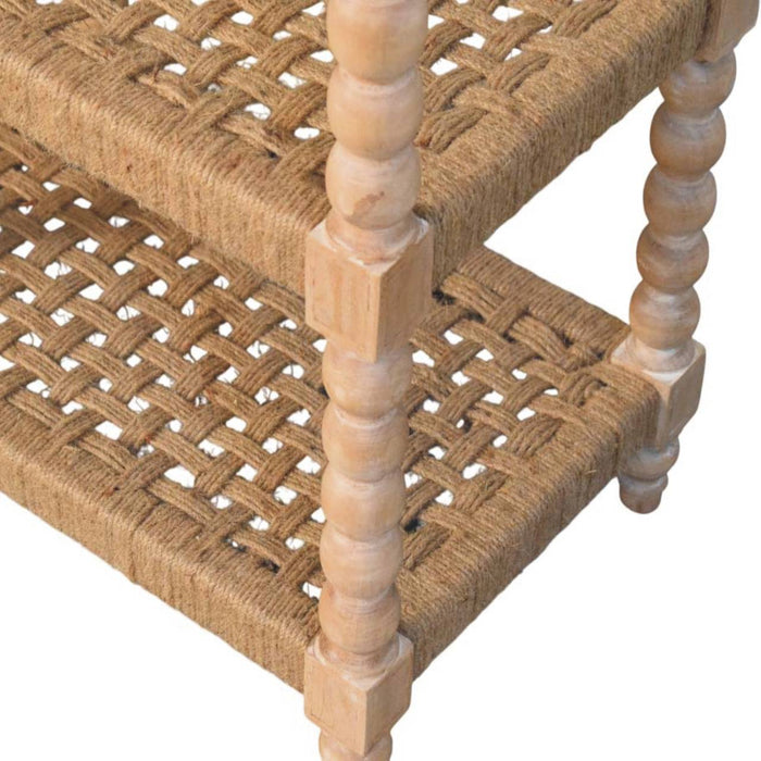 Spindle Console Table - Natural, Wood