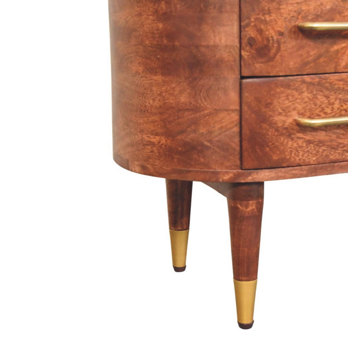 Valenza Media Unit - Brown, Wood