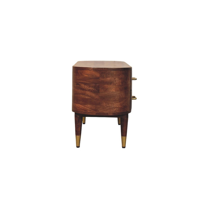 Valenza Media Unit - Brown, Wood