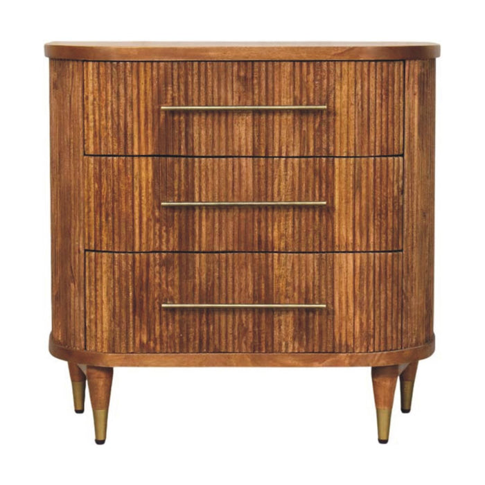 Emerson Ribbed 4-Drawer Chest
