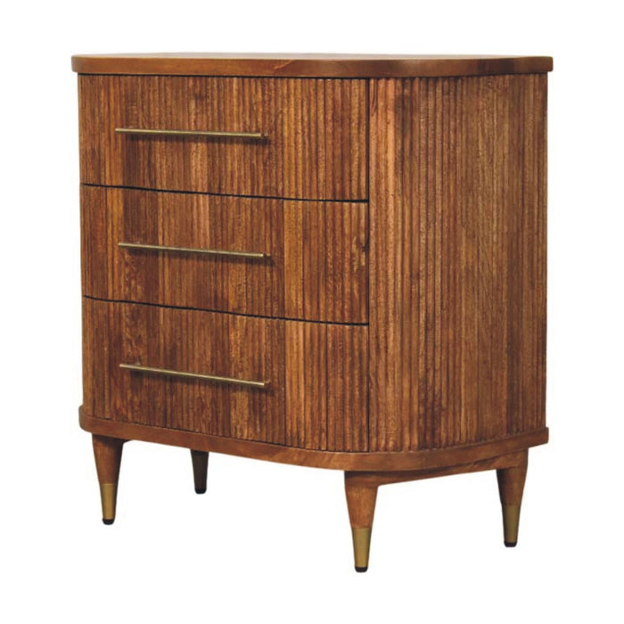 Emerson Ribbed 4-Drawer Chest