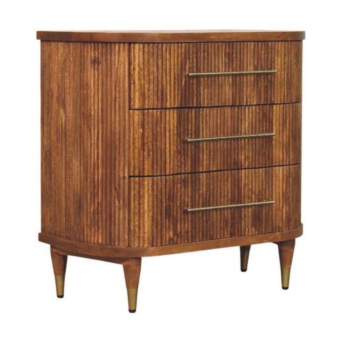 Emerson Ribbed 4-Drawer Chest