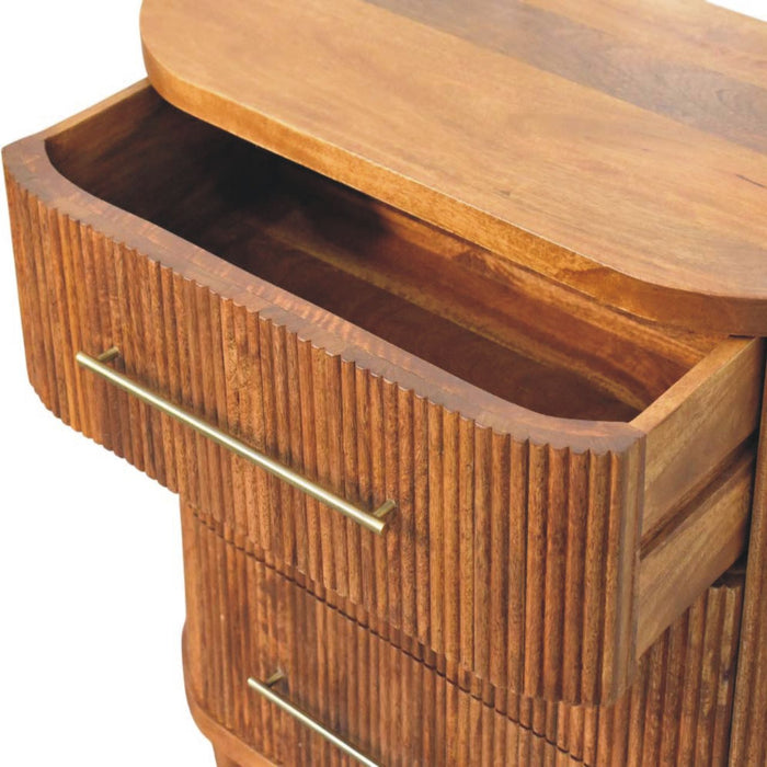 Emerson Ribbed 4-Drawer Chest