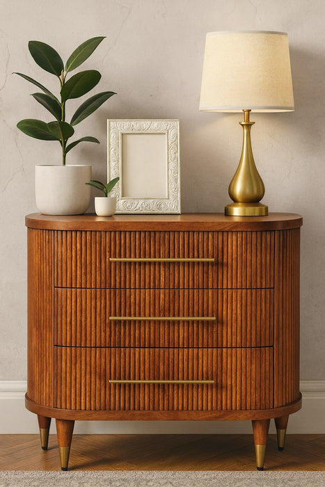 Emerson Ribbed 4-Drawer Chest