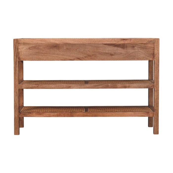 Saffron Rattan Console - Natural, Rattan
