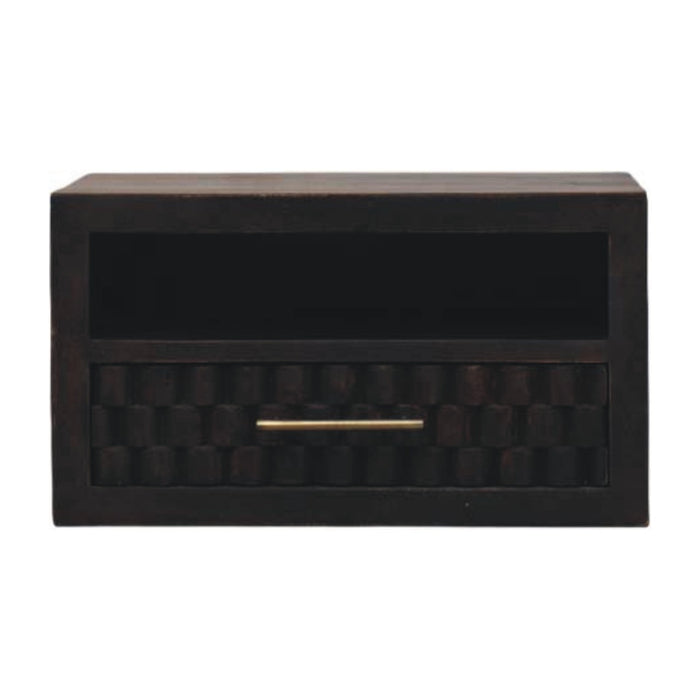Cadiz Carved Drawer Chest - Brown, Wood