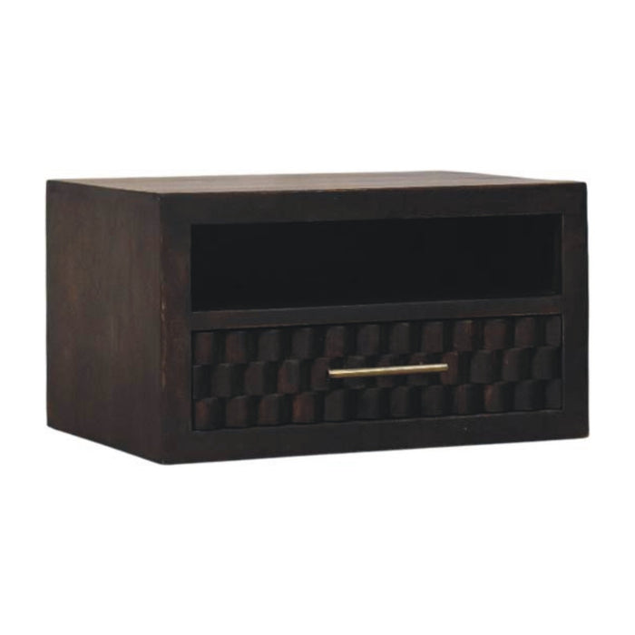 Cadiz Carved Drawer Chest - Brown, Wood