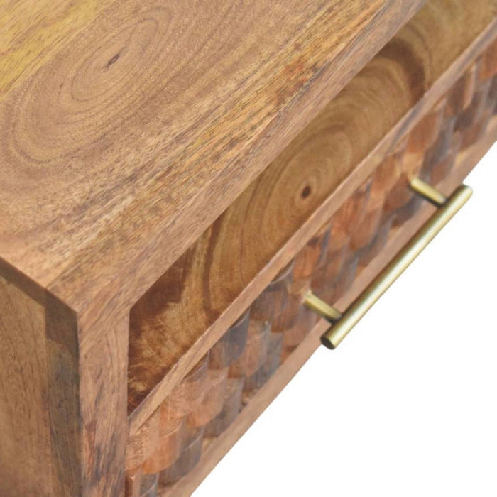 Cadiz Carved Slot-Drawer Bedside