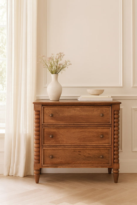 3-Drawer Rounded Chest