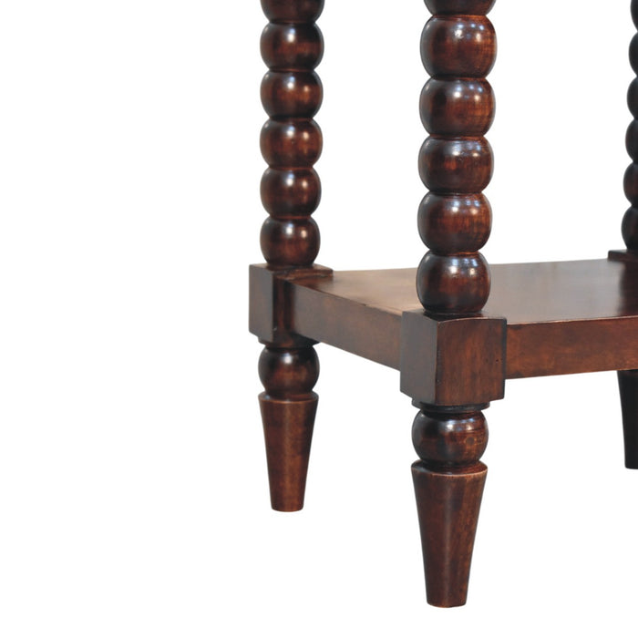 Spindle Winewood Bedside - Brown, Wood